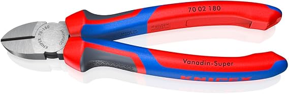 Knipex Nipper, Diagonal Cutting, 180Mm - 7002180