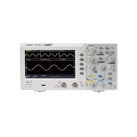 2/4CH Bench Oscilloscope SDS1022 SDS1102 SDS1202 SDS1104 1GS/s 100MHz Osciloscopio Bench portable Oscilloscope 2CH(SDS1022)