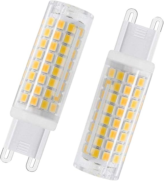 G9 LED Bulbs 75W Replacement G9 Base for Chandelier Light, Dimmable 3000K Warm White, Pack of 2