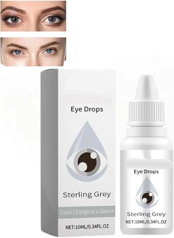 Irisink Eye Drops, Irisink Color Changing Eye Drops, Irisink Pro Eye Drops, Change Eye Color, Lighten and Brighten Your Eye Color,Irisink Eyedrops,Lighten & Brighten Your Eye Color (Grey)