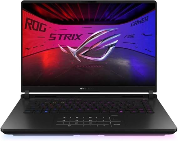 HIDevolution [2025] ASUS ROG Strix Scar 16 G635LX 16" WQXGA 240Hz Mini LED, 2.1 GHz Ultra 9-275HX, RTX 5090, 32 GB DDR5 RAM, 2 TB PCIe SSD, Windows 11 Pro