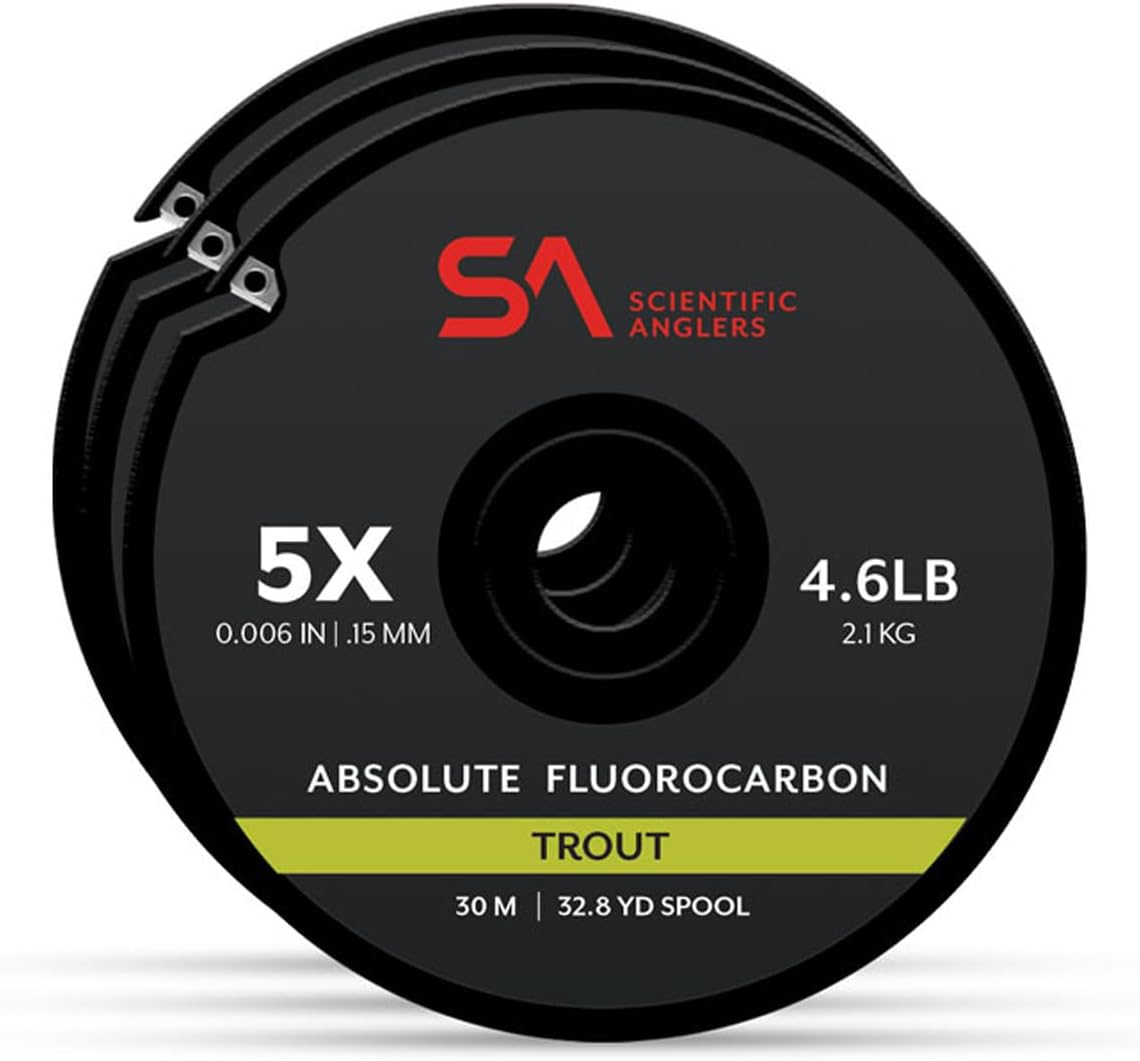 Scientific Anglers Absolute Fluorocarbon Trout Tippet Assortment 4X, 5X, 6X