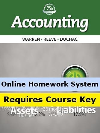 Aplia (with Cengage Learning Write Experience 2.0 Powered by My Access) to Accompany Accounting, 25th Edition