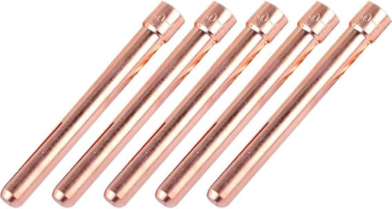 for WP17 WP18 WP26 Tig Welding Torch Consumable Chuck, Copper Collet Body (3.2mm 0.126in)
