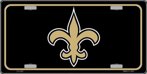 Fleur de lis Metal Novelty License Plate Tag LP-1437