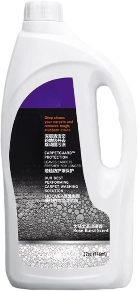 Deodorizing solution compatible with Hoover fabric and carpet cleaners
