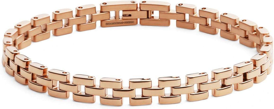 Daniel Wellington Link Rose Gold Dainty Chain Bracelet for Women