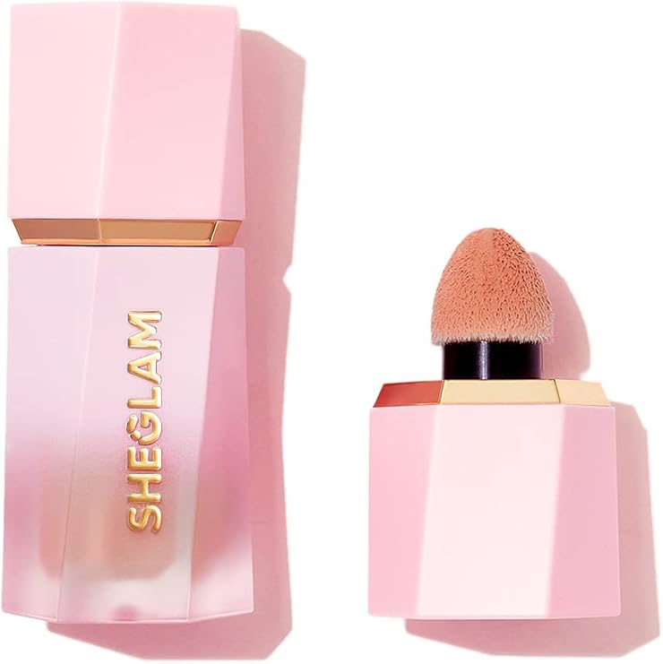 SHEGLAM Color Bloom Liquid Blush Makeup for Cheeks Matte Finish - Hush Hush