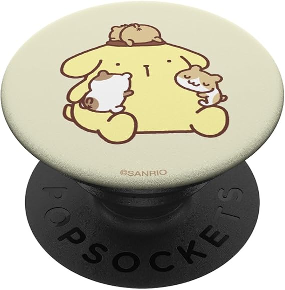 Pompompurin Hugging Hamsters PopSockets Standard PopGrip