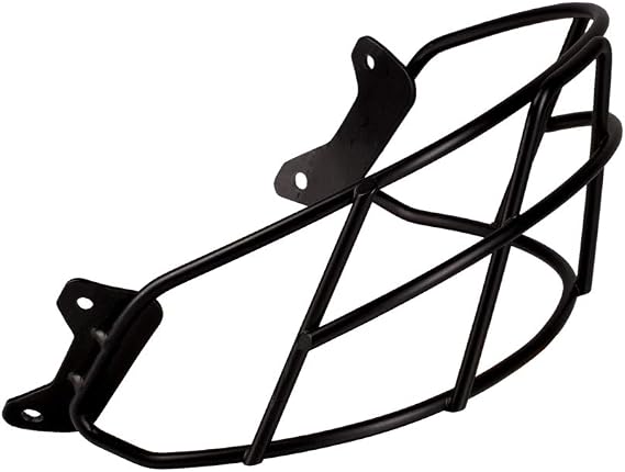 Mizuno B6 Batting Helmet Facemask, Black, Adult