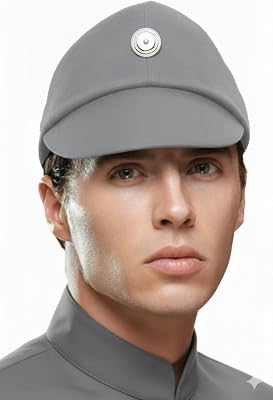 OEM Imperial Officer Headgear CAP Hat Wear Costume Black Grey Gray Colorsize M, Grey