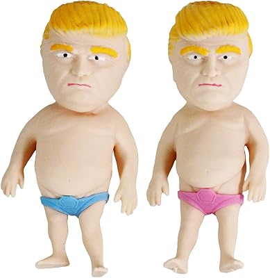 zonzxcv 2 PCS Donald Sand Filled Squishy Fidget Toys Squishy Toys Stress Relief Toy Doll Merchandise BallSwimming Trunks are Random in Color A