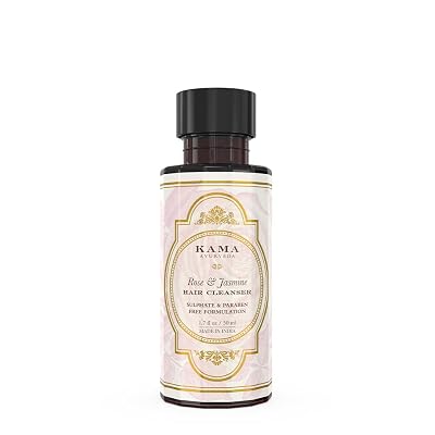Kama Ayurveda Rose and Jasmine Hair Cleanser Shampoo, 50ml