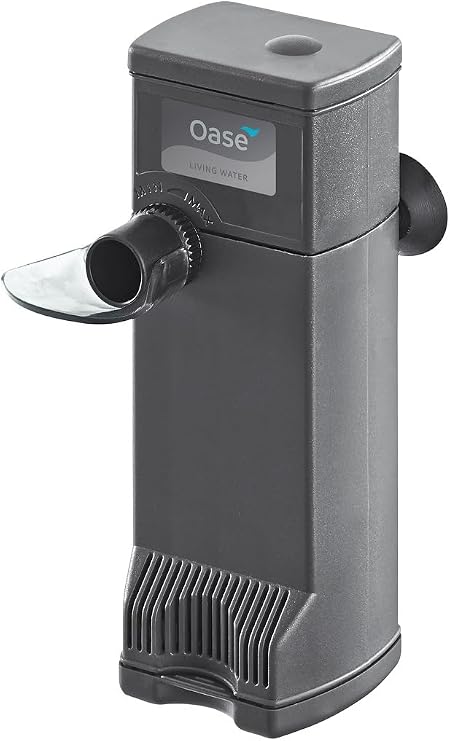 Oase BioCompact 25 Internal Filter for Aquariums Compact, Discreet Multi-Stage Filtration Adjustable Flow, Ideal for Small Freshwater Tanks and Paludariums up to 10 Gallons
