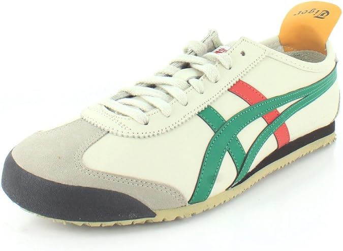 Onitsuka Tiger Unisex Mexico 66 Shoes, Birch/Green, 10.5