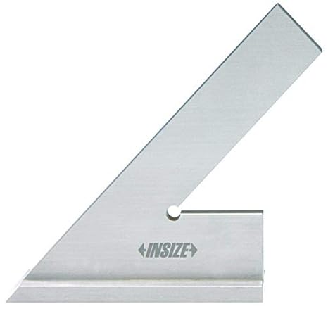 INSIZE 4747-200 45 Degree Square with Wide Base, 7.9" x 5.1"