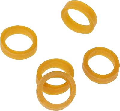 ONLYKXY Rubber bands 23mm OD 16mm ID Silicone Cable Ties Data Lines Silicone Cord Ties Reusable Rubber Rings Power Cable Tie Straps Elasticity Coil Ring Rubber bands 100 Pieces