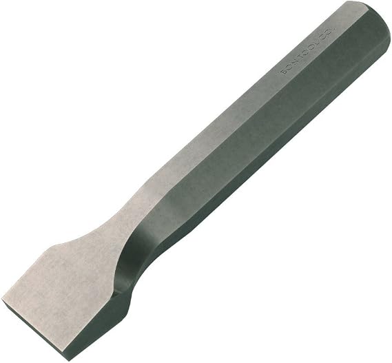 Bon Stone Pitching Chisel 2 in. x 7 in. Forged Steel Masonry Tool for Stone Facing and Shaping