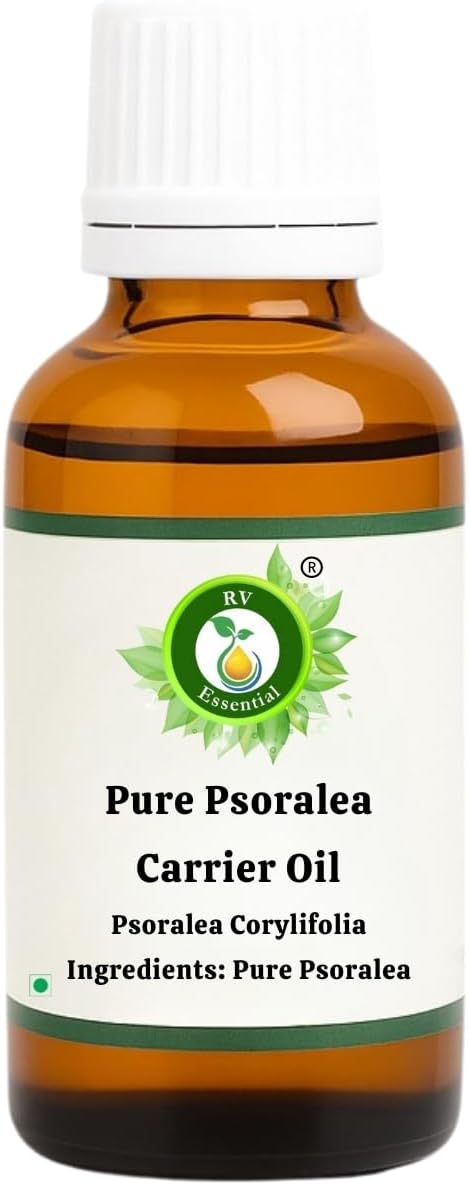 RV Essential Pure Psoralea Carrier Oil - Psoralea Corylifolia (100% Pure and Natural Cold Pressed) Pure Psoralea Carrier Oil
