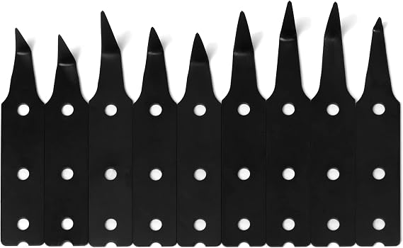 Equalizer Industries VZB10 Z Blade Variety Pack PKG of 9, Cold Knife Blade Remain Flexible and retain (EQ-VZB10)