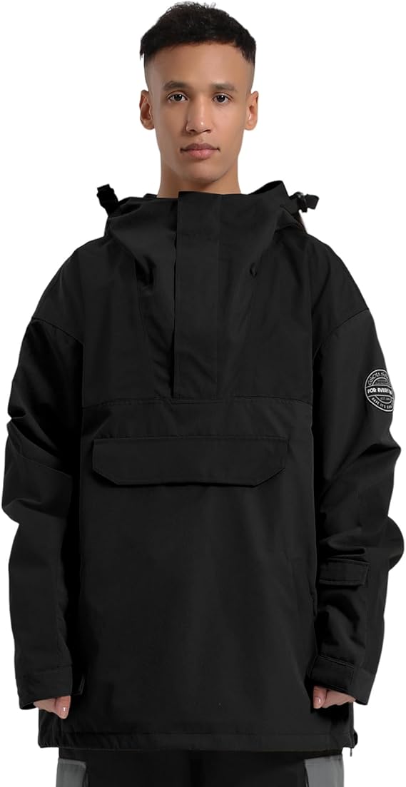 GSOU SNOW Mens Snowboard Jacket Snowboarding Ski Jacket Pullover Waterproof