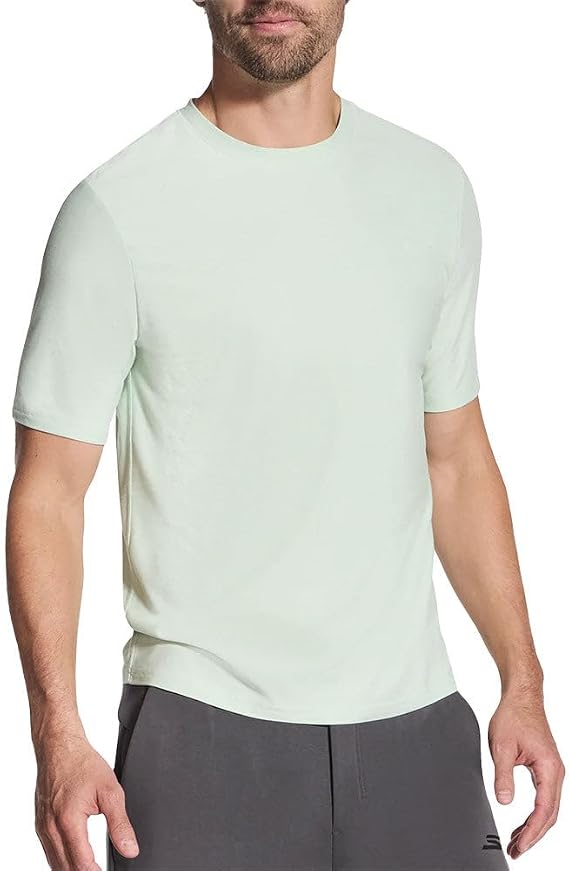 Skechers Men's GO DRI All Day T-Shirt Mist Green/XL