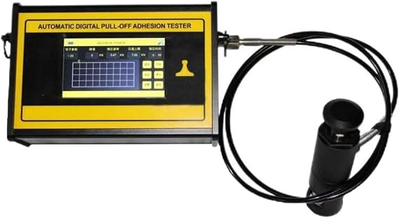 JOSBY Paint Adhesion Pull-Out Tester, Fully Automatic Digital Display Paint Layer Adhesion Pull-Off Instrument, 5-inch High-Definition Touch Screen, Force Unit KN MPa PSI, for Construction, Industry