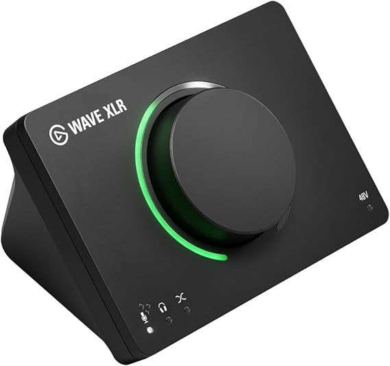 Elgato Wave XLR MK.2 - XLR Microphone USB Audio Interface & DSP Mixer, 80dB Gain, Onboard Effect, LED Feedback, Touch Mute, Stream Deck, PC & Mac Compatible