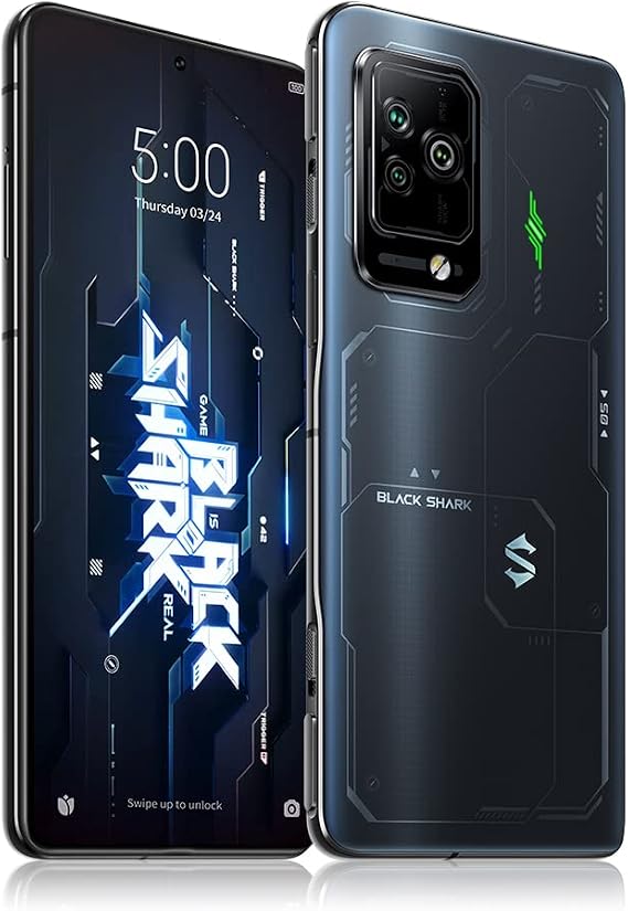 Black Shark 5 Pro Gaming Phone, Xiaomi 5G Unlocked Cell Phone, Android Mobile Phones, |8+128GB | 144Hz Display | 120W Fast Charging Global Version- Black
