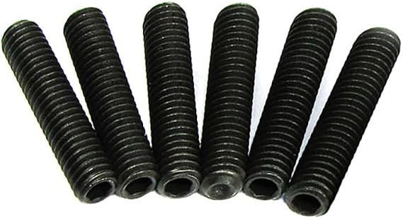 6-pack of Cigar Box Guitar Nuts/Bridges - 5/16-in x 1 1/2-in Threaded Rods