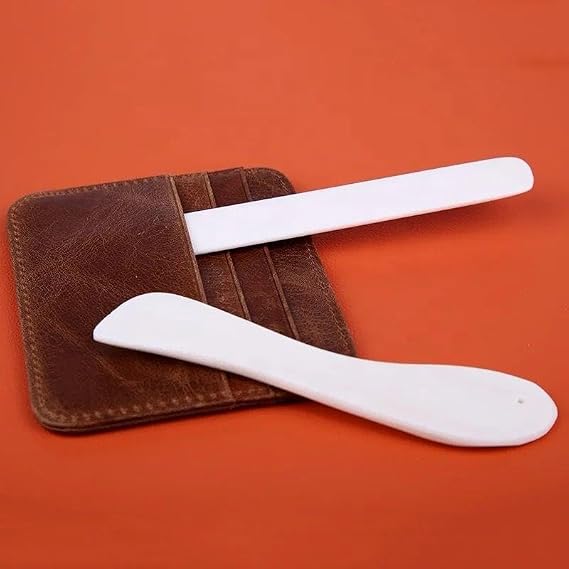 El Aleti Deri Hobi Yardımcı Ürün Plastik Kemik 2 li Set, Deri Yapıştırma, Deri El İşi
