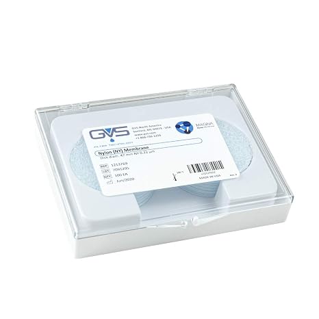 GVS Filter Technology, Filter Disc, NY Membrane, 0.22m, 47mm, 100/pk
