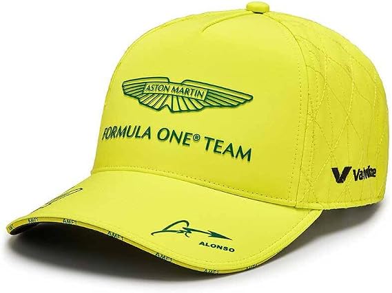 Aston Martin F1 Fernando Alonso Hat 2024 - Unisex - Lime - One Size