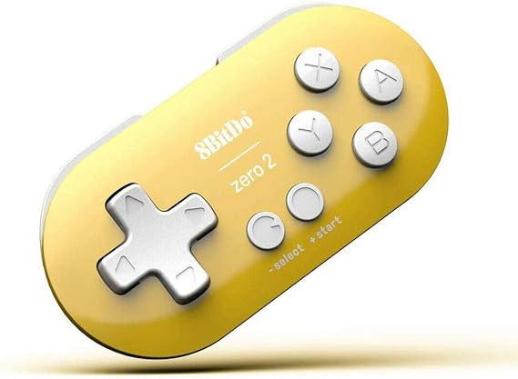8bitdo Zero Gamepad Controller, Compatible with Android, MacOS, Windows, Nintendo Switch, Wireless Bluetooth 4.0, Game Controller for Smartphones and Tablets, Handle Box, Compatible with Various Games