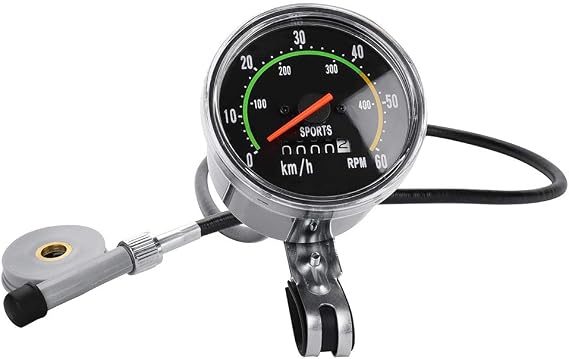 Alomejor Bike Computer,Accurate Speed Tracking Cycling Speedometer Odometer LCD Display for Daily commuters Fitness Enthusiasts Racing Cyclists