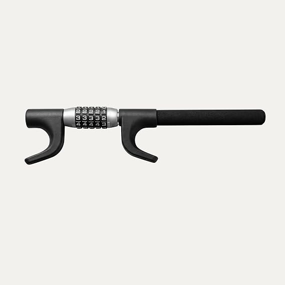 Steering Wheel Lock for Cars,Wheel Lock,Vehicle Anti-Theft Lock,Adjustable Length Clamp Double Hook Universal Fit Emergency Hammer Window Breaker Self Defense Heavy Duty Secure