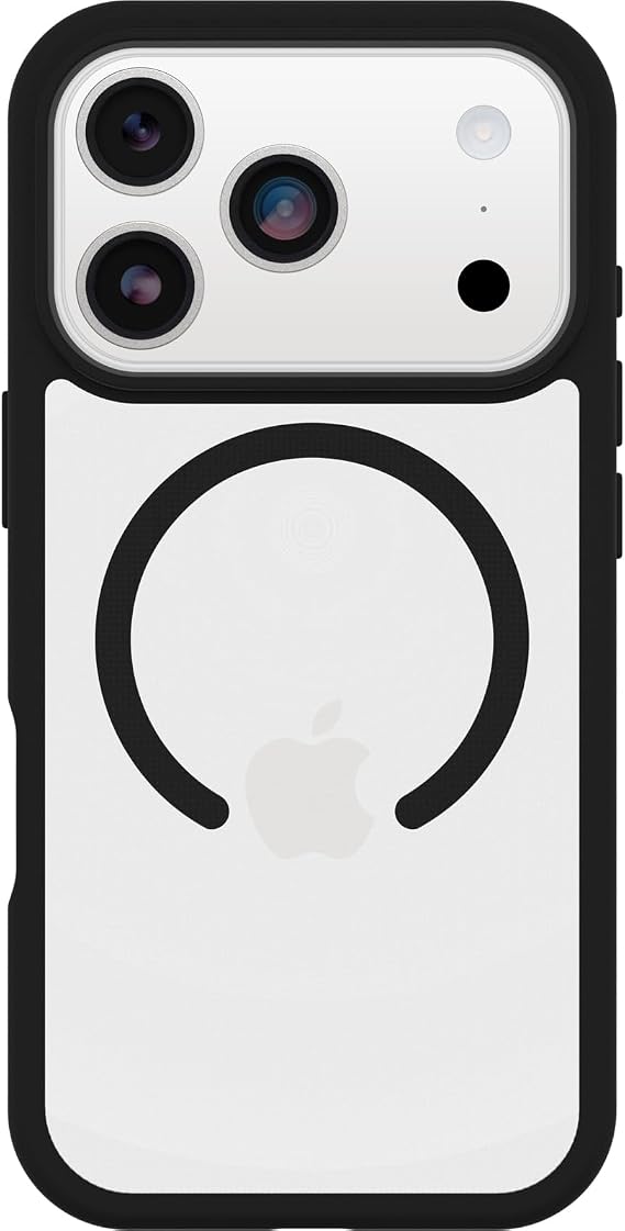 OtterBox iPhone 17 Pro Profile Series Case Compatible with MagSafe - Black Crystal - Ultra-Thin, Stylish Minimalist iPhone Case