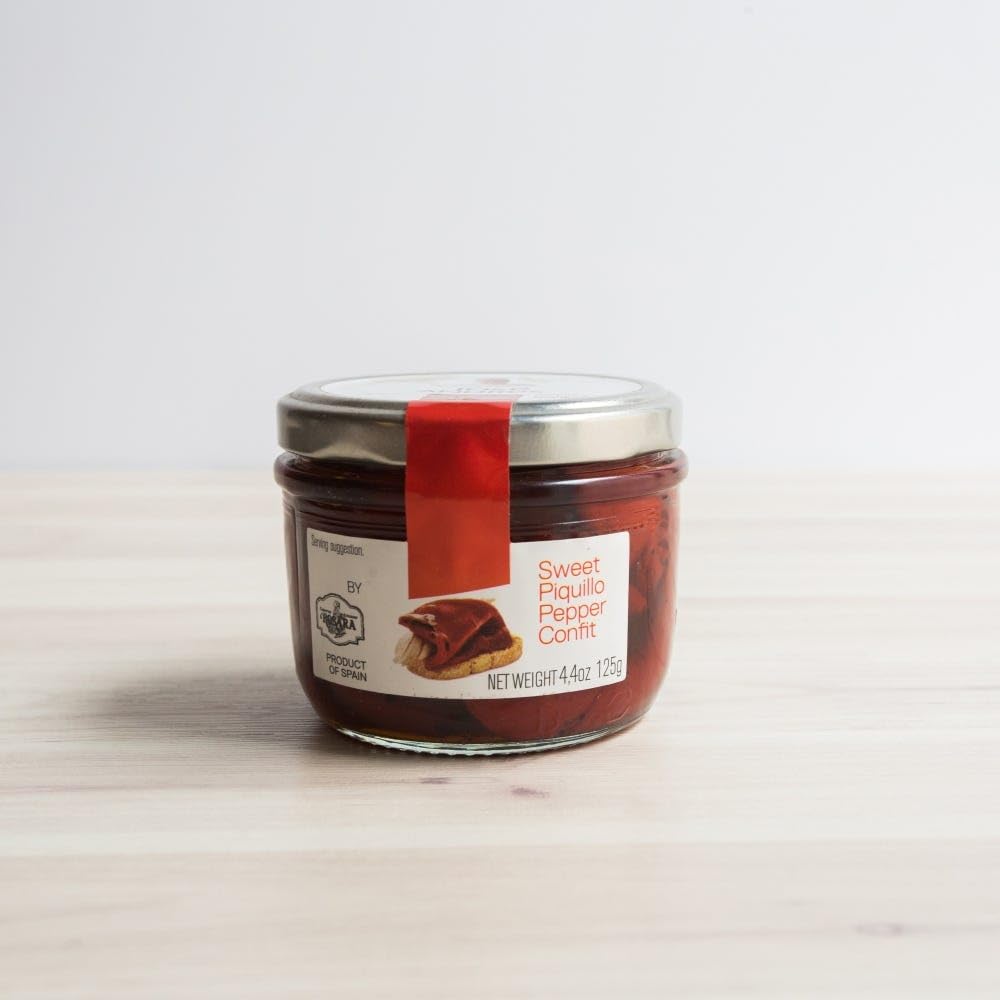 José Andrés Foods Sweet Piquillo Pepper Confit, 4.4 oz