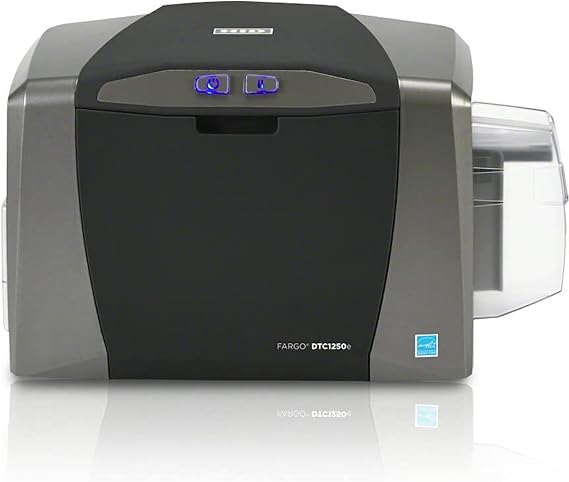 Fargo DTC1250e Single Sided Desktop Dye Sublimation/Thermal Transfer Printer - Color - Tabletop - Card Print - USB