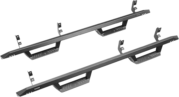 RealTruck EpYx Steps for RAM | Cab Length, Steel, Textured Black | EXD19CC-TX | Fits 2019-2026 RAM 1500 (New Body Style) Crew Cab All Beds, SRW Gas