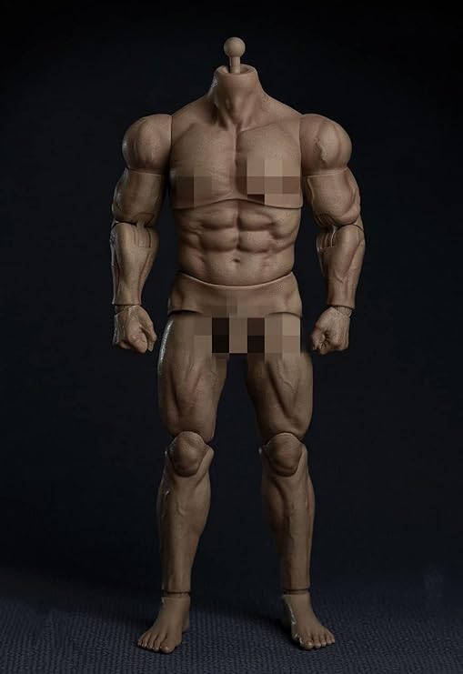 Tbmodel AT030 Worldbox 1/6 Figure, Muscle, Bare Body Set, Cosplay, Action Figure, Replacement Handprint Included