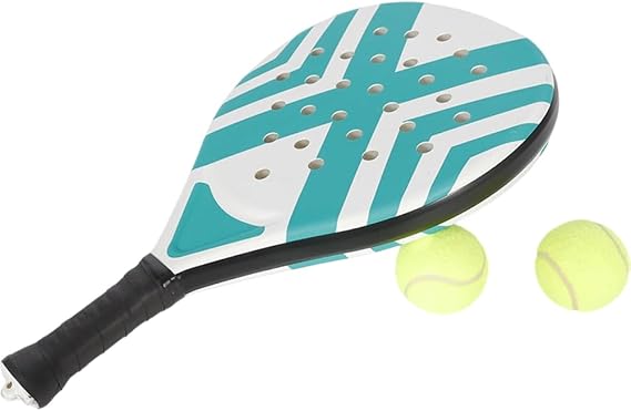 1set Padel Racket Tennis Racquet Lightweight Paddle Racket with 2 Tennis Balls and Carry Case for Adults