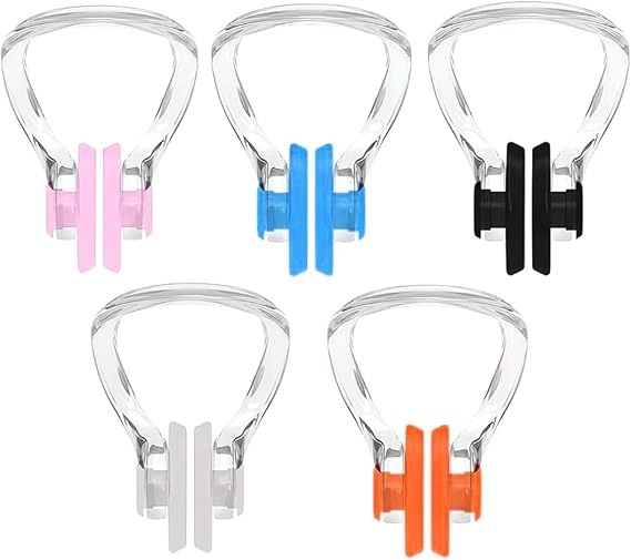 Swimming Nose Peg, Swimming Nose Clip Kids 6-14, Waterproof Silicone Swim Nose Protector with Storage Box for Swimming Swim Nose Training Protector