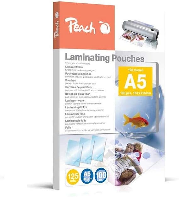 Peach PP525-03 A5 Laminating Pouches
