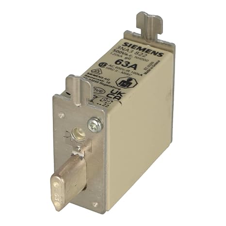 3NA3 822 | 3NA3822 | SIEMENS HRC Fuse CAT GG Size 000 63A