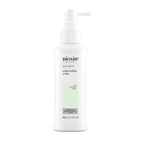 NIOXIN Scalp Relief Scalp Soothing Serum | Leave-in Treatment for Sensitive Scalp| Made with Aloe Vera and Vitamin E | 3.3 Fl Oz