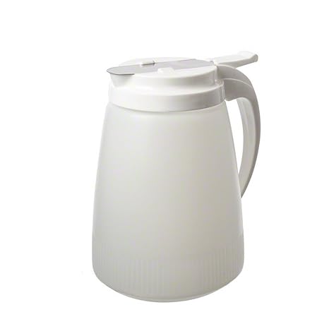 Vollrath 48 oz Polyethylene Server w/White Lid