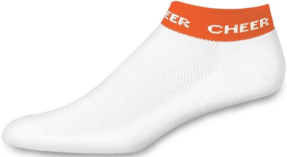 chasse Women's In-Stock Low Anklet With Cheer Stripe Socks - Adult Sizes