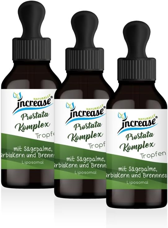 Take 3 Number 2 Action Liposomal Prostate Complex Drops High Dose - 2500 mg Prostate Complex per Day (225000 mg in 3 Bottles) with Saw Palmetto Extract Pumpkin Seed Extract and Nettle Extract