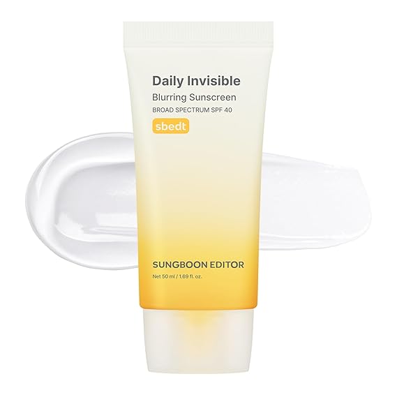 SUNGBOON EDITOR Daily Invisible Blurring Sunscreen, SPF 40, 1.69 fl.oz